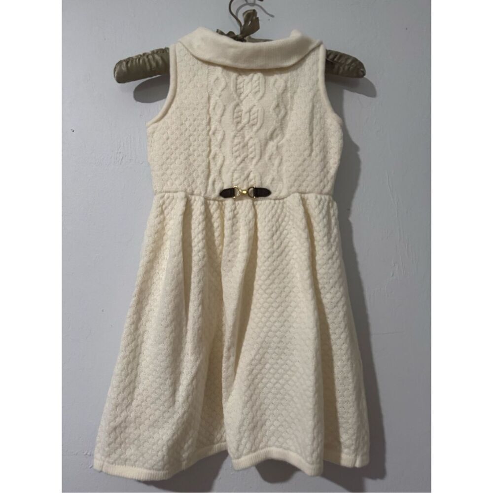 Janie and Jack thick knit sweater dress 5